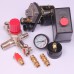 Secbolt Air Compressor Pressure Switch Manifold Control Valve 90-120PSI with Regulator Gauges and Safety Valve
